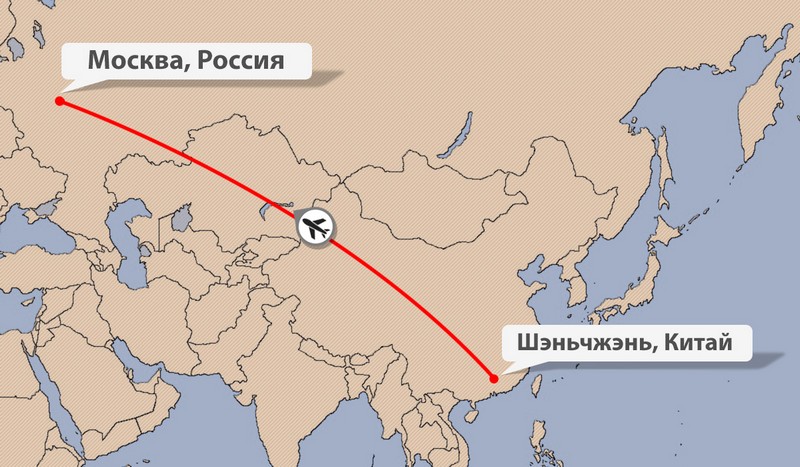 Авиадоставка из Китая в Россию